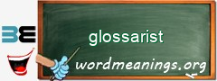 WordMeaning blackboard for glossarist